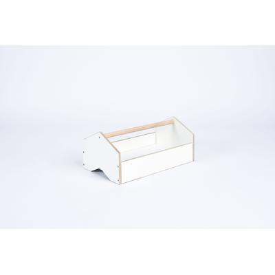 Kiste TOJO "kids kiste", weiß, B:50cm H:22cm T:30cm, MDF, Aufbewahrungsboxen, Kiste, stapelbar, ideal für Spielzeug, Breite 50 cm