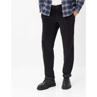 Chinohose EUREX BY BRAX "Style THILO", Herren, Gr. 28U, Unterbauchgrößen, schwarz (dunkelgrau), Web, 77% Baumwolle, 22% Lyocell, 1% Elasthan, Hosen Chinohose