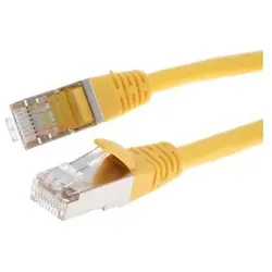 RS PRO Patchkabel Kat.5e FTP 5m gelb (F/UTP, CAT5e, 5 m), Netzwerkkabel