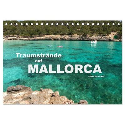 Traumstrände auf Mallorca (Tischkalender 2027 DIN A5 quer), CALVENDO Monatskalender