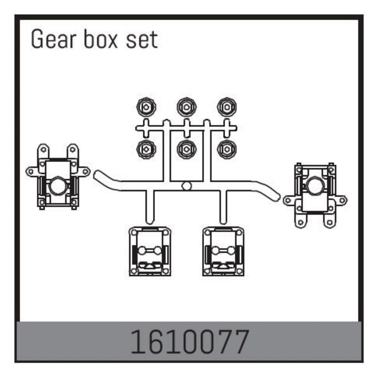 Absima gear box set (1610077)