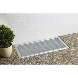 Profi Kellerschachtabdeckung aus Aluminum mit robustem Gewebe