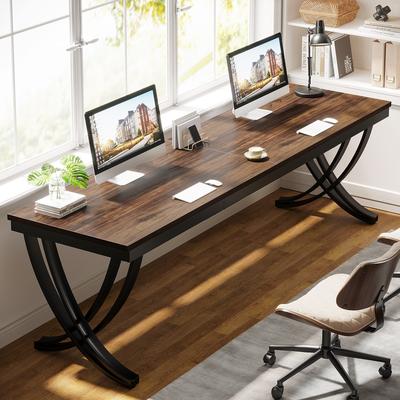 Bluebell 78'' Computer Desk for Home Office, Rectangular Writting Table for Study Room