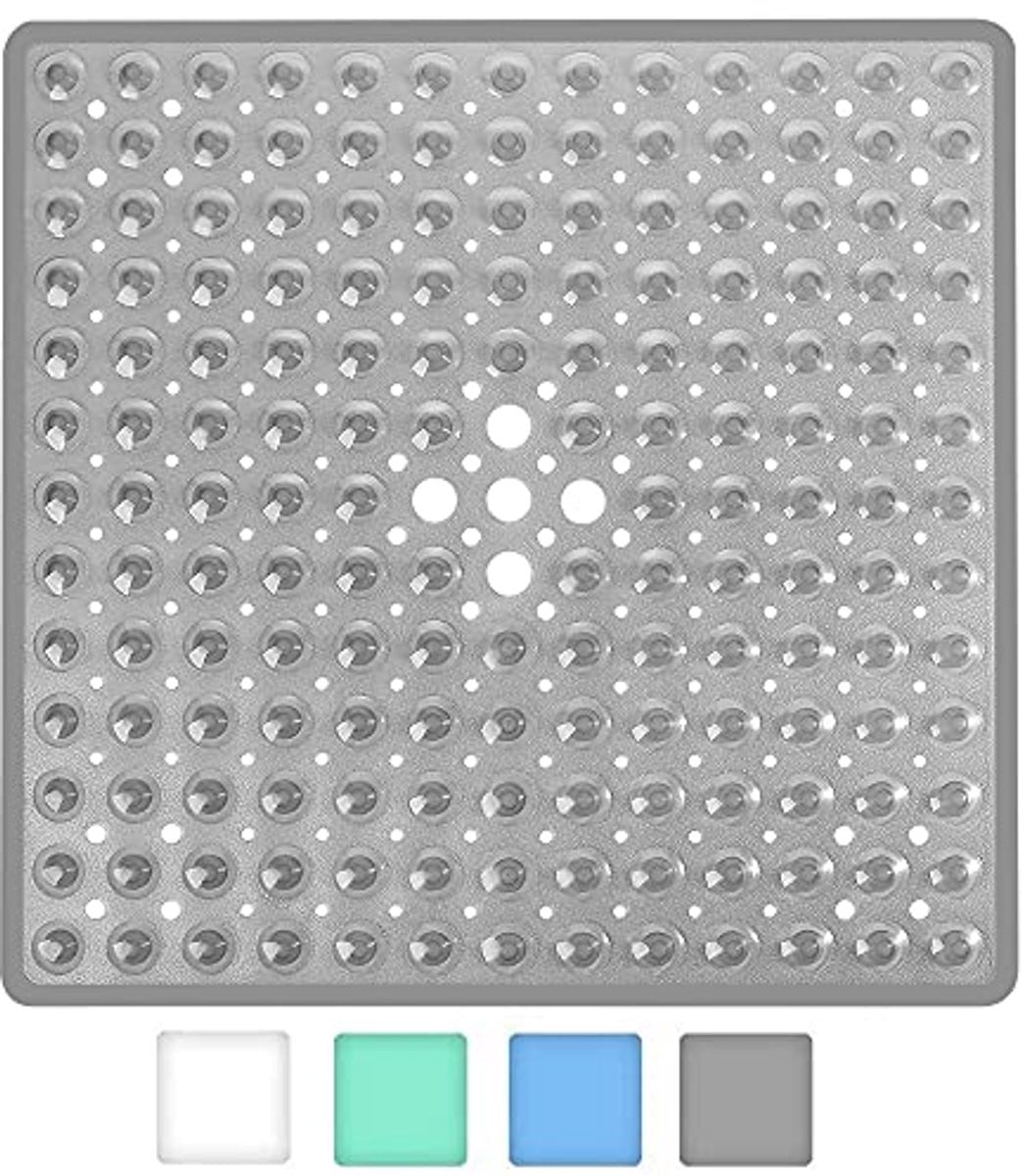 Vierkante antislip douchemat - 53 x 53 cm