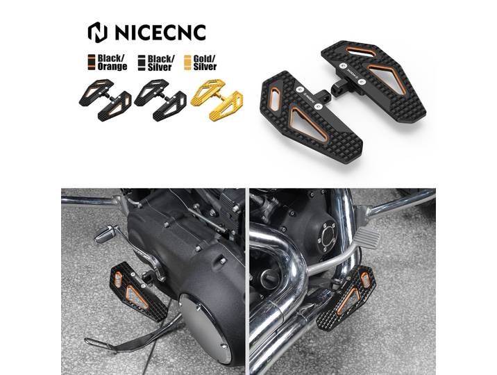 Repose-pieds pour Harley Dyna Wide Glide FXDWG Dyna Street Bob FXDB Super Glide Dyna Low Rider Fat Bob FXDF Dyna Rider
