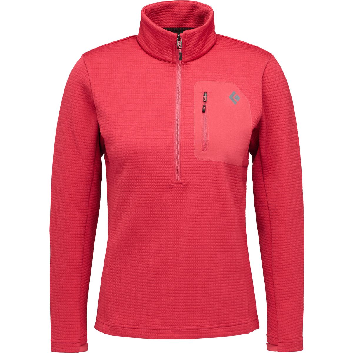 Black Diamond W Diverge Half Zip Jacket mineral red (6030) SML AP7441226030SML1