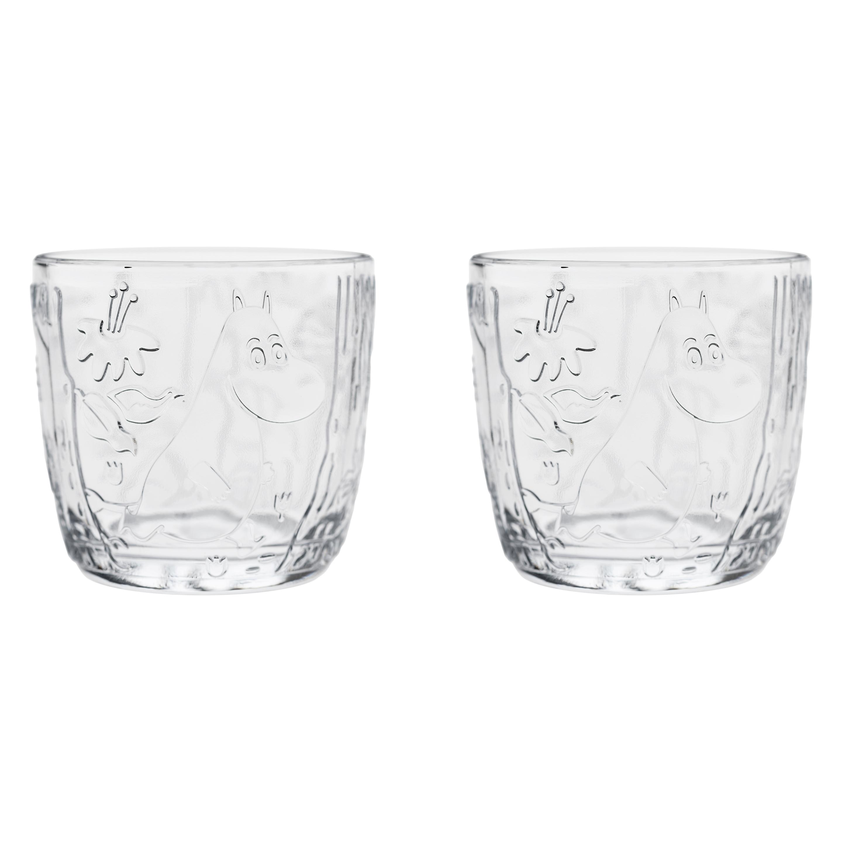 Moomin 28 cl - Glas - Klar (0.03 l, 2x) (49071178)