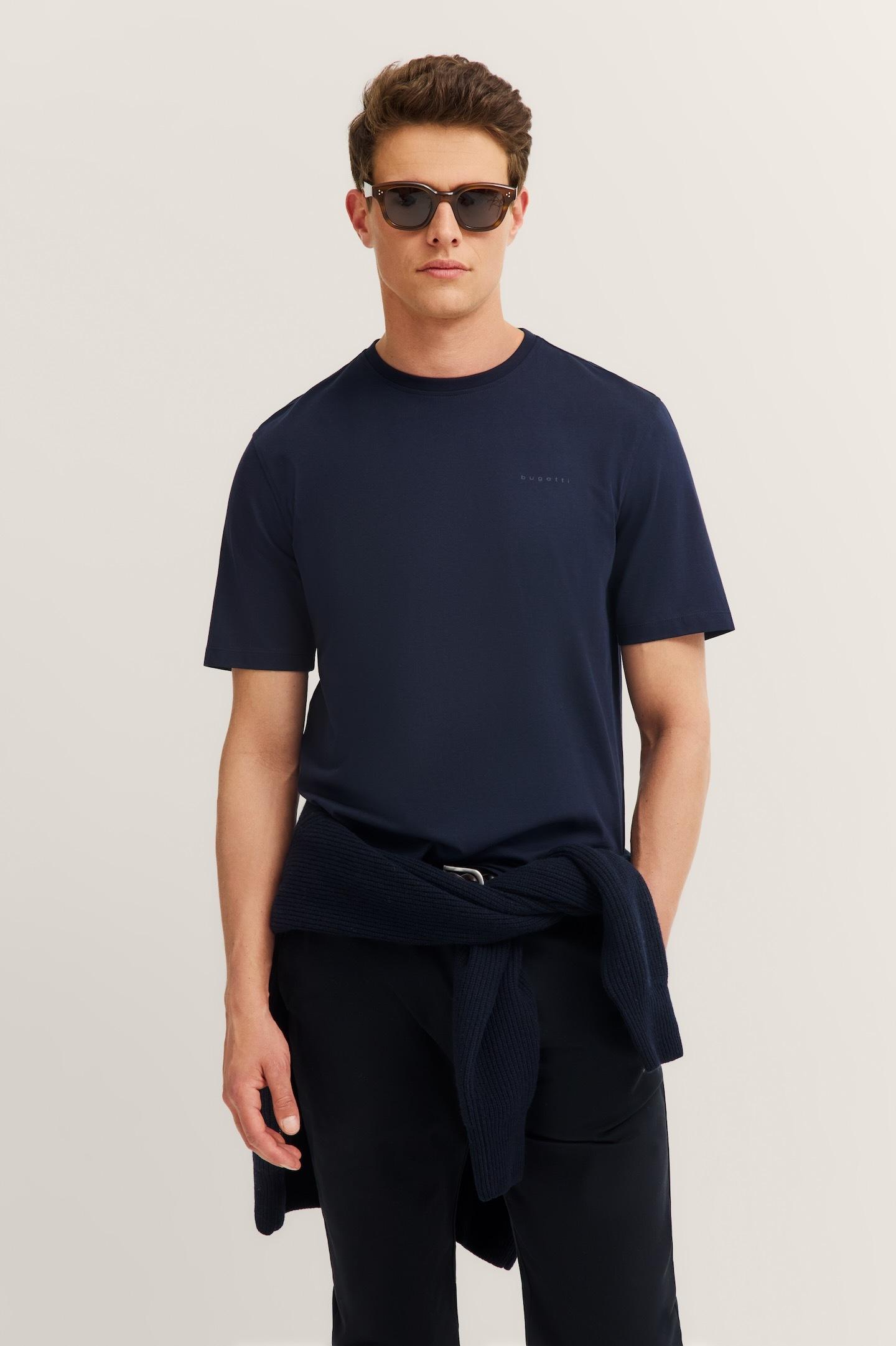 Bugatti Herren Katoenen T-shirt