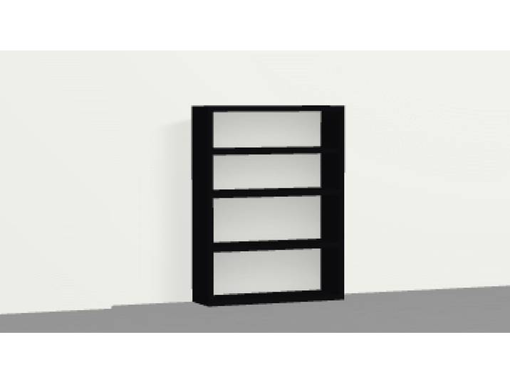 Hifi Rack schwarz MDF Lackiert Tiefs­chwarz RAL&nbsp;9005