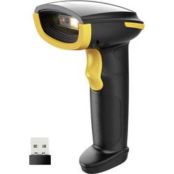 inateck 2D Wireless Barcode-Scanner Bluetooth®, Funk 2D Imager Black, Gelb Hand-Scanner USB BCST-23_black