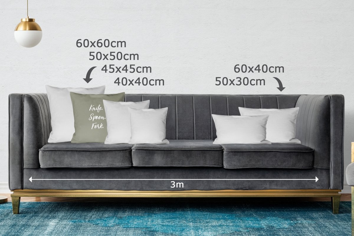 PillowMonkey Sierkussen Bestek Quotes - 50 x 50 cm