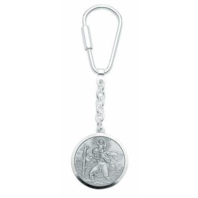Kettenanhänger ADELIA´S "Anhänger Christophorus 925 Silber", silber, Schmuckanhänger, Damen, Silber 925 (Sterlingsilber), Kettenanhänger, Silberanhänger Christophorus