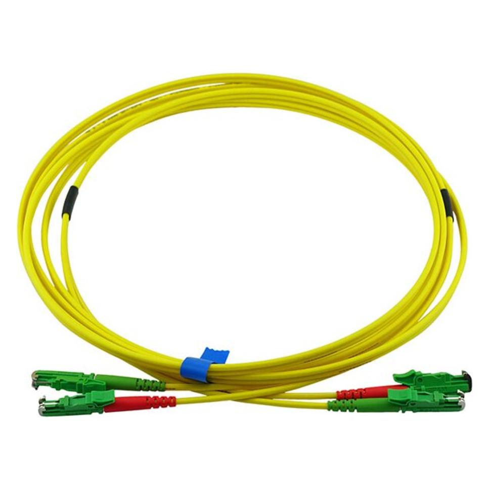 BlueOptics Duplex LWL Patchkabel E2000-APC/E2000-APC Singlemode 2 Meter (2 m) (SFP3838BU2MM)