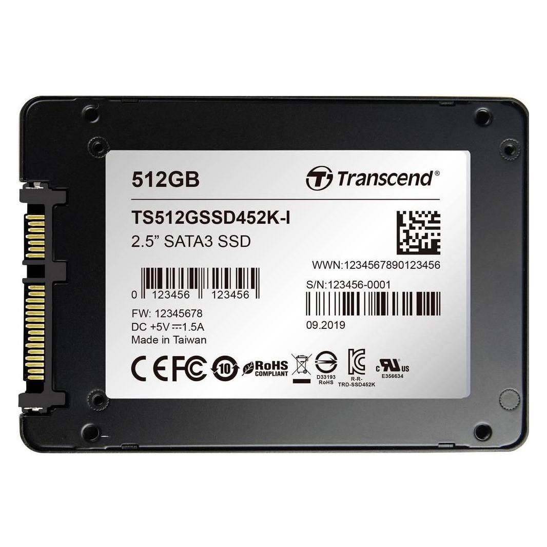 Transcend SSD452K (512 GB, 2.5") (TS512GSSD452K-I)
