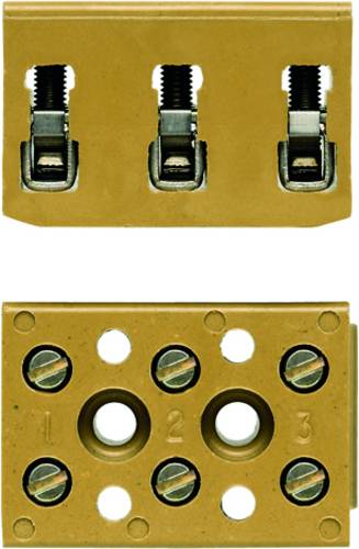 Weidmüller 7906060000 Klemmleiste Schrauben Mittelgelb 100St.