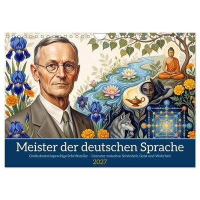 Meister der deutschen Sprache (Wandkalender 2027 DIN A4 quer), CALVENDO Monatskalender
