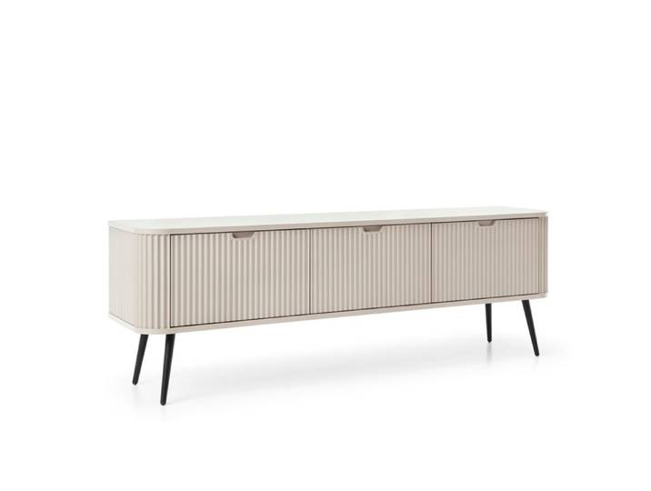 Meuble TV Komodee MORDEN RTV1 Corps arrondi Cachemire Cachemire 39 x 168 x 56 cm
