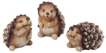 Gallerie II "Pinecone Hedgehog Set of 3 Figurine - 3"""