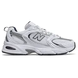 New Balance für Damen. MR530 Schuhe 530 weiß/blau (36), Wohnung, 1 bis 3 cm, Schnürsenkel