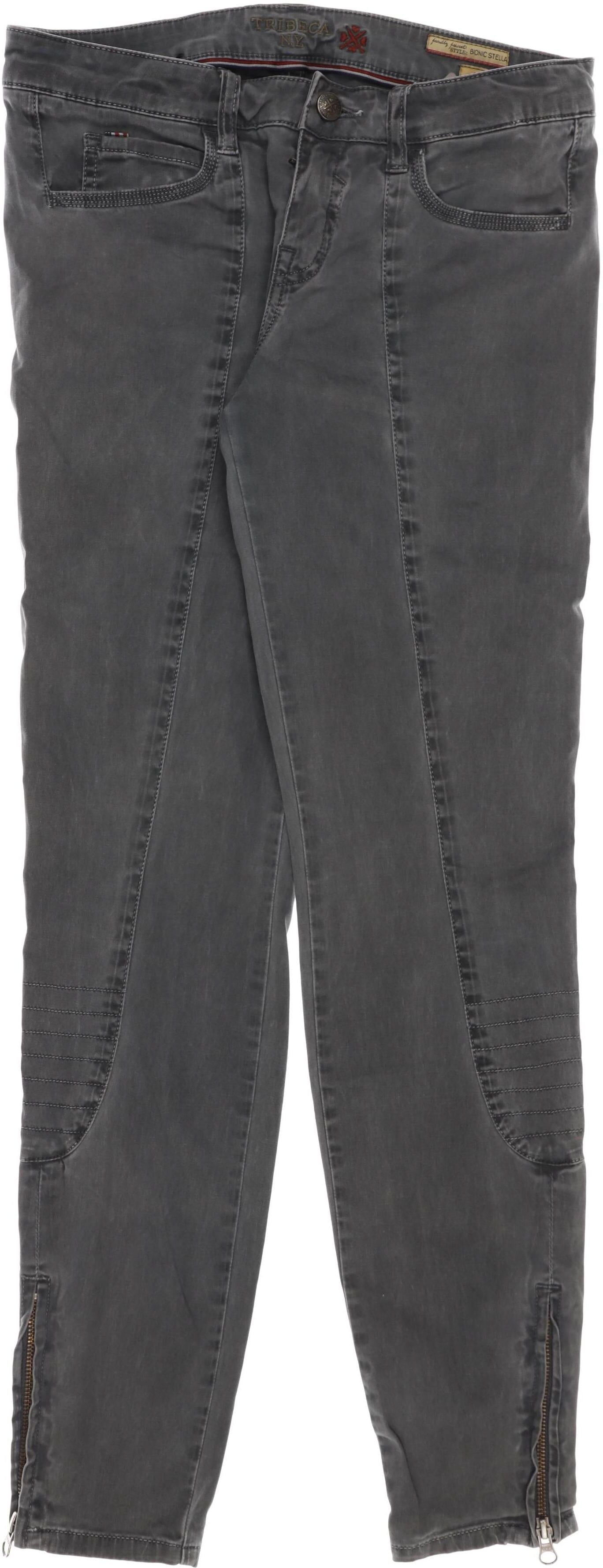 Tribeca New York Damen Stoffhose, Blau, Gr. W26, Elasthan / Baumwolle - Second Hand