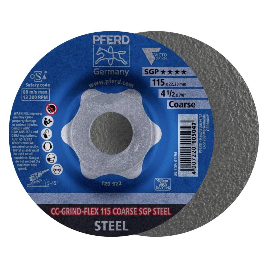 Pferd CC-GRIND-FLEX 115 COARSE SGP STEEL (36) (CC-GRIND-FLEX 115 COARSE SGP STEEL)