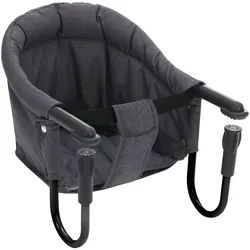 babycab Tischsitz Flexi für Tischplatte Stärke 2-8,5 cm, grau