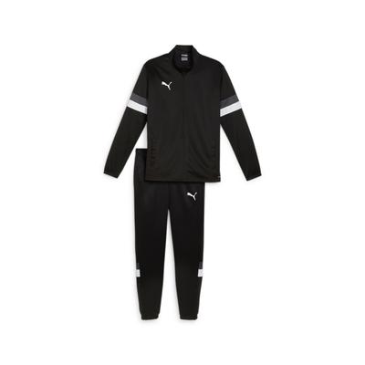 Trainingsanzug PUMA "TEAMRISE TRACKSUIT", Herren, Gr. S, puma schwarz, puma schwarz, Trikot, Obermaterial: 100% Polyester, unifarben, regular fit, Sportanzüge Trainingsanzug, zweiteiliges Set, Regular Fit, ohne Kapuze