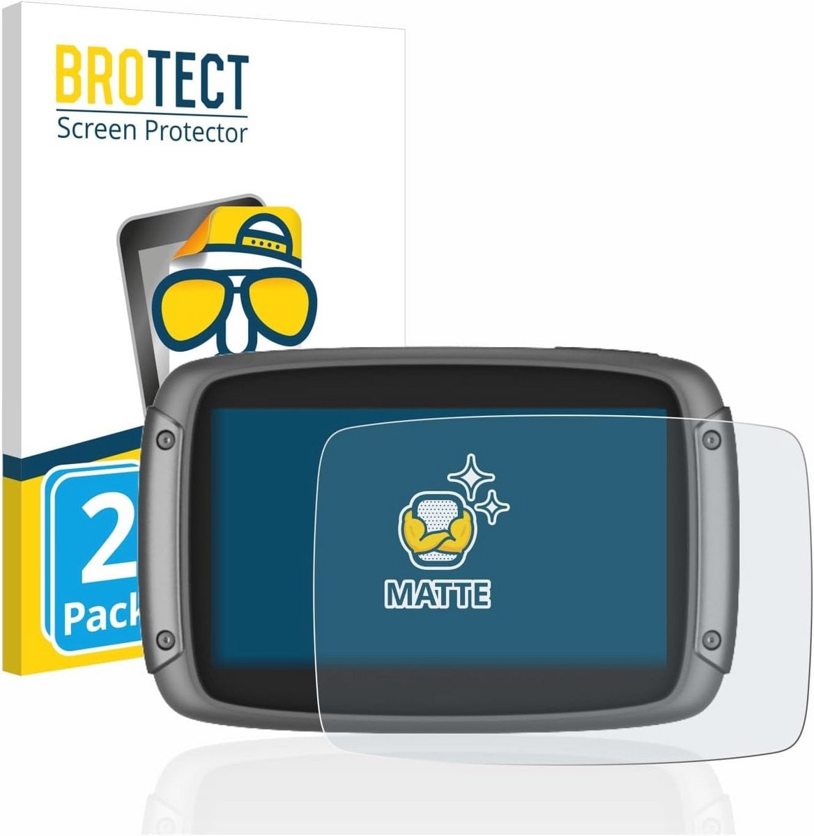Antireflecterende Beschermfolie voor Motorrijders - 2 Stuks - Anti-Glare Screen Protector