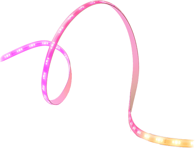 Tira LED inteligente - Philips Hue Flux 4m, 1600 lúmenes, Luz blanca auténtica y brillante, Blanco