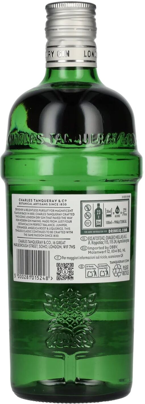 Tanqueray Gin Tanqueray LONDON DRY GIN 43,1% Vol. 0,7l