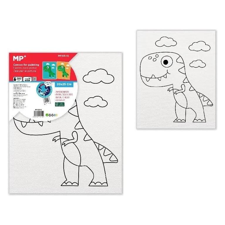 Teka Dinosaurier-Malleinwand 20x25 (47994093)
