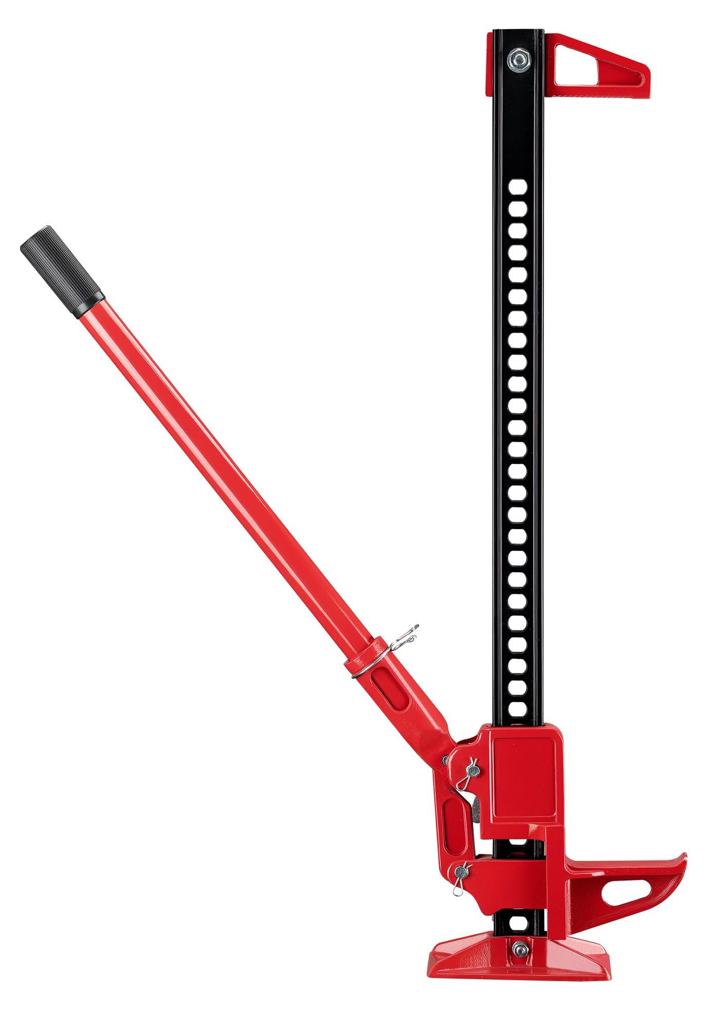 Boerenkrik Farm Jack - Maximale Tragfähigkeit: 3000 kg - Maximale Hubhöhe: 76 cm - Stahl, rot