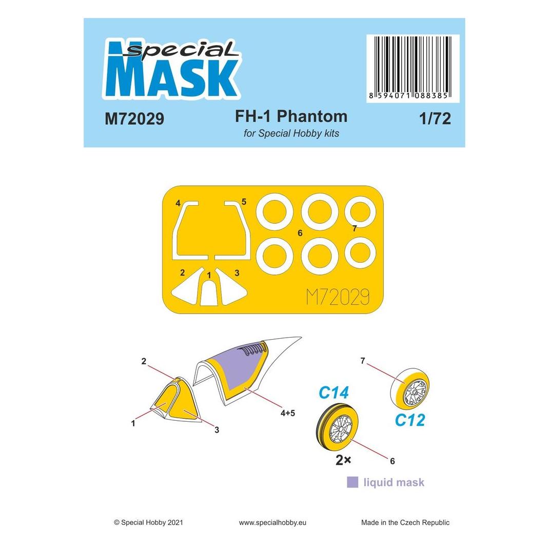 Special Hobby FH-1 Phantom MASK (100-M72029)