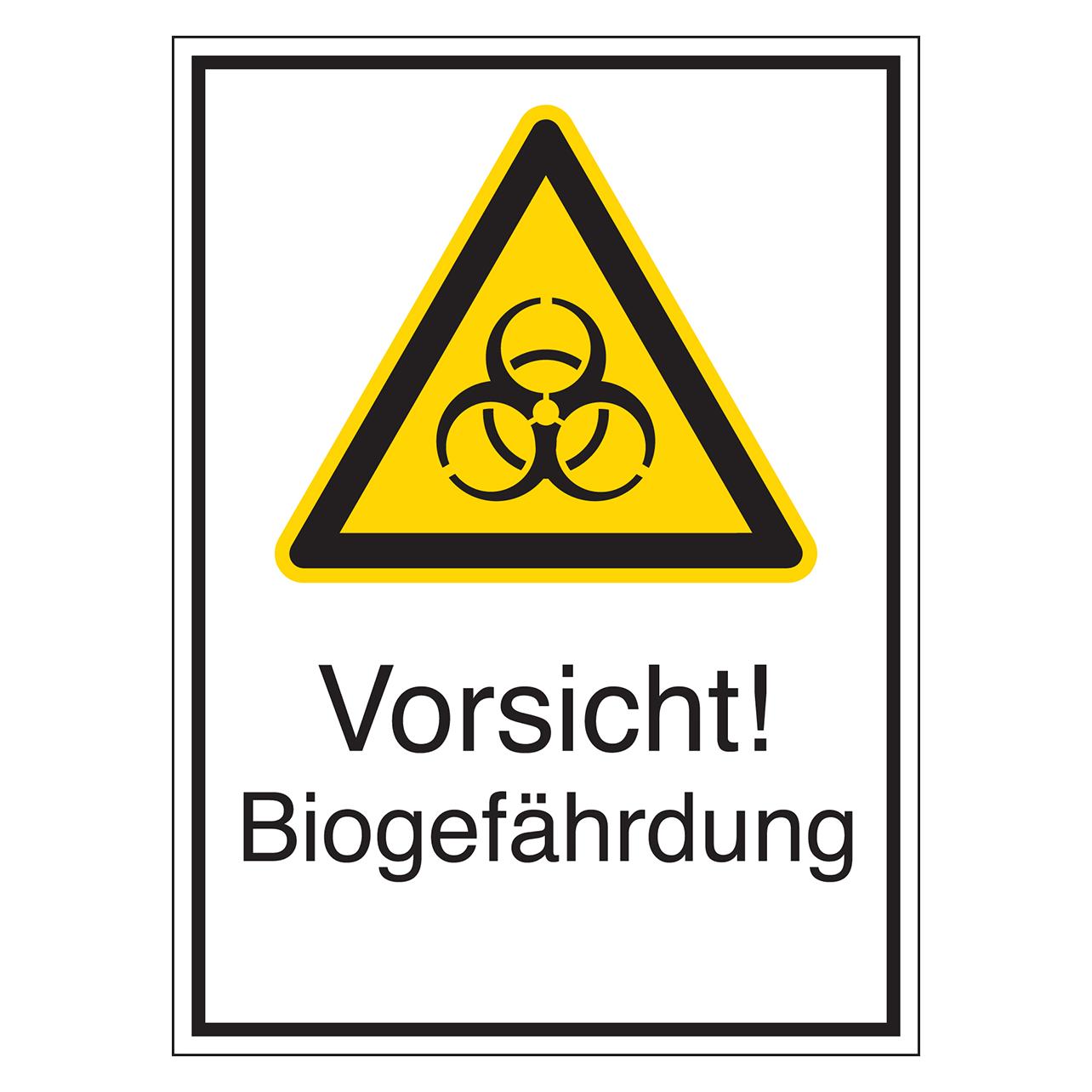 Brady STD-743-262X371-B-7527, Warnschilder - Vorsicht! Biogefährdung (801329)