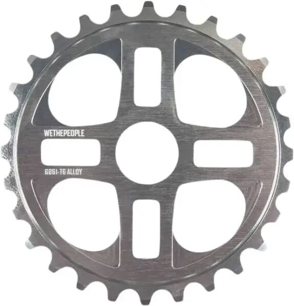 BMX Kettenblatt Wethepeople 4Star (Silver Polished - 25T)
