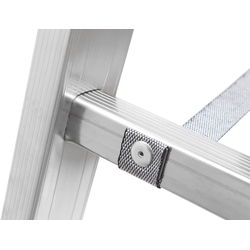 Hymer Treppenstehleiter Teleskopleiter mit patentierter Feststellvorrichtung 2x6 Stufen