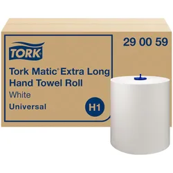 Tork 6 Handtuchrollen, Haushaltspapier, Weiss