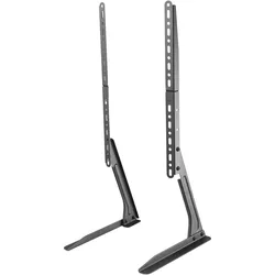 Deltaco Desktop-Ständer für Fernseher, 23 "-70", 50 kg, 75 x 75-800 x 400 mm ARM-1402 (50 kg, 23" - 70"), TV Ständer, Schwarz