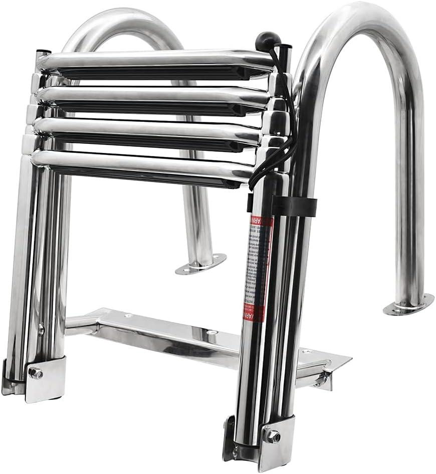 RVS zwembadtrap en bootladder voor zwembaden en boten