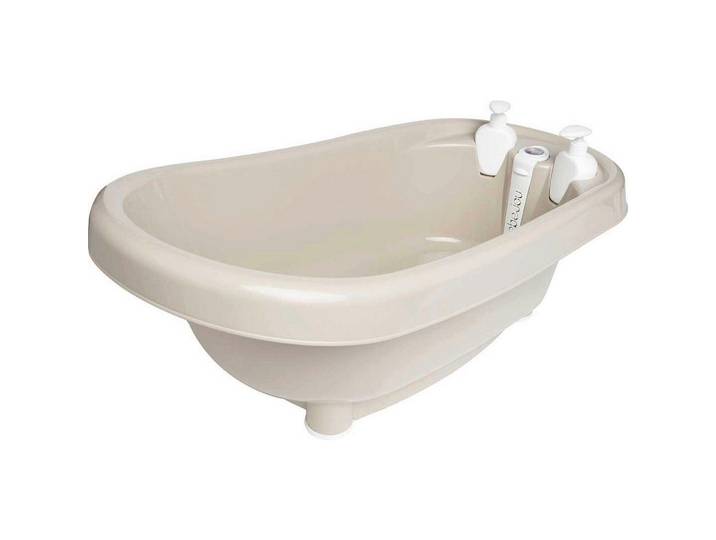 Bebe Jou Babybadewanne Taupe, Taupe, Kunststoff, 32.1x45.5x85 cm, Pflegen, Baden, Babybadewannen