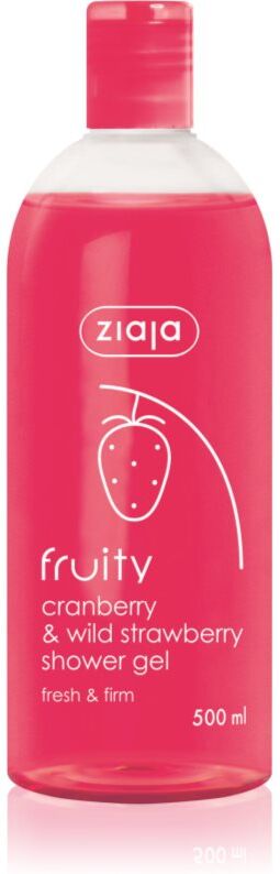Ziaja Fruity Cranberry & Wild Strawberry feuchtigkeitsspendendes Duschgel 500 ml