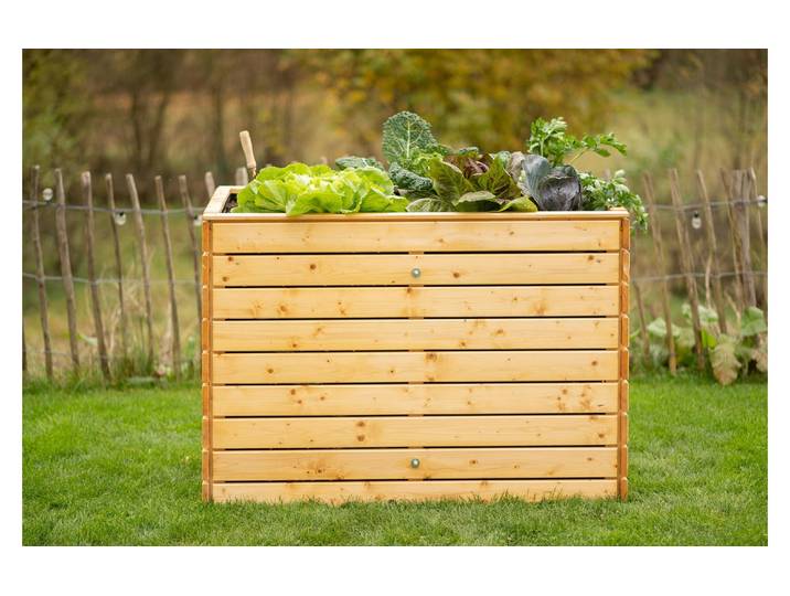 Hochbeet WESTMANN WM13070 , braun, B:130cm H:90cm T:70cm, Holzwerkstoff, Pflanzgefässe, Hochbeet, 820 l, BxTxH: 130x70x90 cm