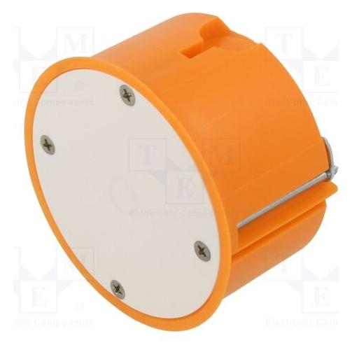 Simet Puszka podtynkowa gips, z wkrętami, pomarańczowa P 70f (33242008)
