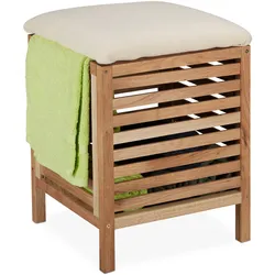Relaxdays, Wäschekorb, Wäschekorb (35 l)