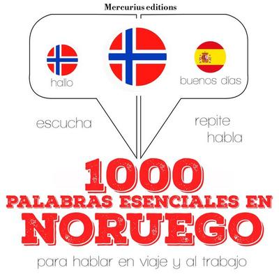 1000 palabras esenciales en noruego - JM Gardner, Audio, 9782821119550