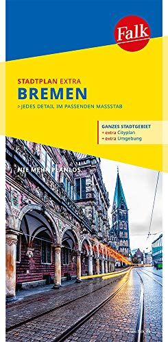 Falk Stadtplan Extra Standardfaltung Bremen 1:22 500: mit Ortsteilen von Delmenhorst, Lilienthal, Ritterhude, Stuhr (Falk Stadtplan Extra Standardfaltung - Deutschland) - Preis vom 09.10.2026 07:28:09 h