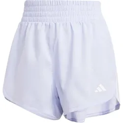 adidas Pacer Training 3-Streifen Woven High Rise Trainingsshorts Damen JD2298 - violet tone/white L/5"