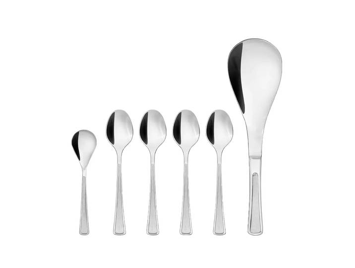 Hardanger Bestikk Ensemble de couverts à porridge Ramona 6 pièces Acier inoxydable