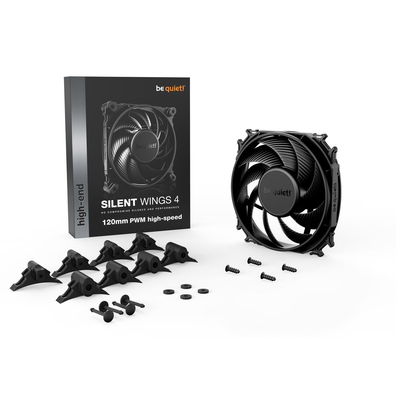 be quiet! Silent Wings 4 PWM 120x120x25mm 2500 U/min 31.2 dB(A) schwarz