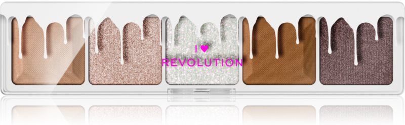 I Heart Revolution Mini Chocolate Palette eyeshadow palette shade White Vanilla Cream 5,5 g